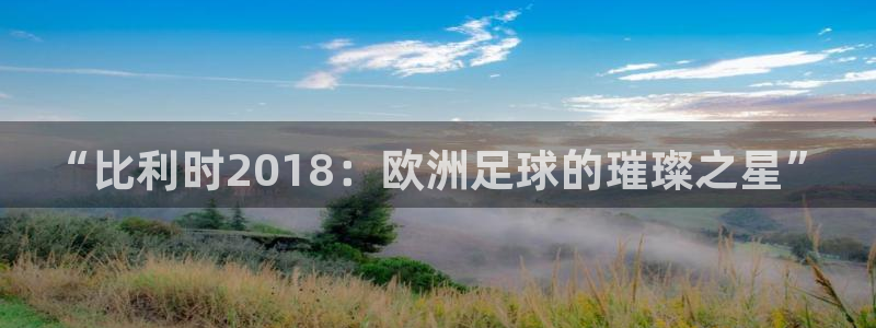 世界直播：“比利时2018：欧洲足球的璀璨之星”